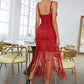 Red Tassel Lady Dress