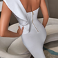 White Evening Party Dress